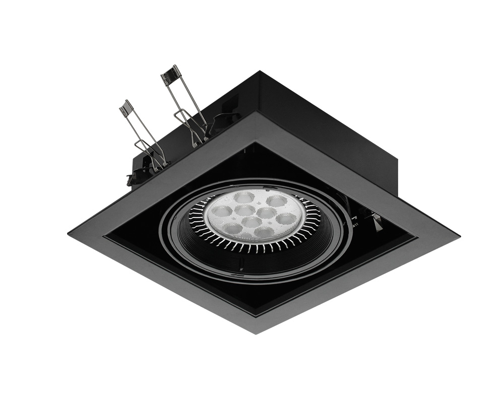 Карданный черный светильник, встраиваемый GS01 (DW.BK.60.25.LW.) фото 3